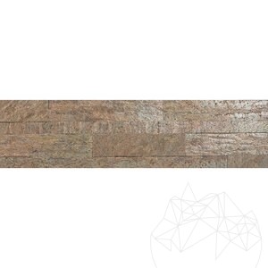 Panneau flexible en Quartz SKIN 3D Express - Cuivre, 60x15 cm, auto-adhésif 3M pour le revêtement intérieur
