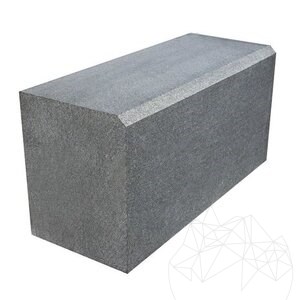 Bordura Granit Gri Antraciet 20 x 25 x 50 cm (Bizot 2cm 1L)