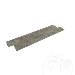 Panneau flexible en ardoise SKIN Express - Jeera Green, 60x15 cm | Idéal pour les revêtements extérieurs/intérieurs