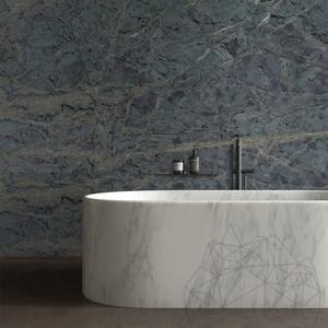Slab Abstract Groen-Laminaat Lava Design (1+2)CM