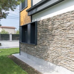 Leisteen gevelbekleding Kavala Strips (Pallet 10-12 m²)