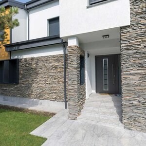 Leisteen gevelbekleding Kavala Strips (Pallet 10-12 m²)