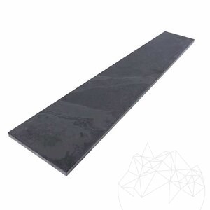 Ardoise brossée Nero, 60 x 10 x 1 cm