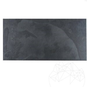 Geborstelde Nero Slate vloer- en wandtegels, 60 x 30 x 1 cm