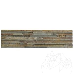 Leisteen gevelbekleding Multi Stripes 15 x 60 cm