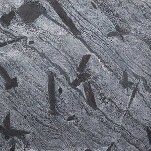 Ardoise argentée naturelle, polie, 60 x 30 x 1,2 cm | Idéal pour l'extérieur/l'intérieur, vertical/horizontal