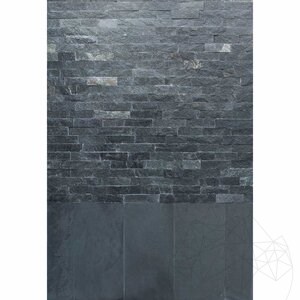 Wandbekleding Clivé Ardoise Green Lagon 5 cm x LL