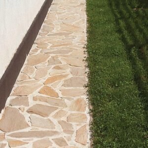 Pierre Opus Incertum (Vloer / Muur) Ardoise Rhodos - Dalles