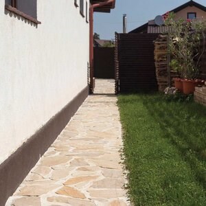 Pierre Opus Incertum (Vloer / Muur) Ardoise Rhodos - Dalles