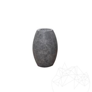 Autograph-Pisa Vase décoratif en marbre de toundra, 30 x 20 x 20 cm