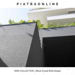 Dalle Black Crystal Rock Design 3CM