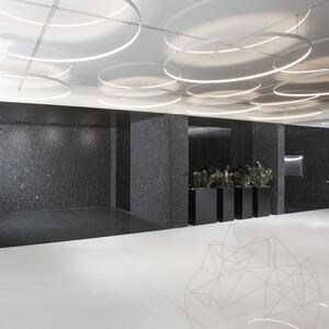 Black Diamond Lineal extreem donker ontwerp 2CM plaat