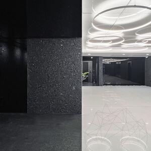 Black Diamond Lineal extreem donker ontwerp 2CM plaat