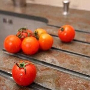 Comptoir en ardoise Riven multicolore Noisette, 200 x 65 x 3 cm