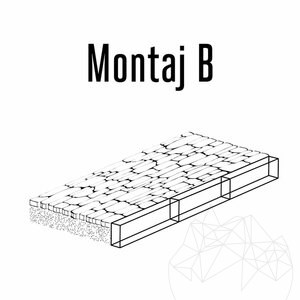 Bordure de trottoir en ardoise Kavala Splitface, 8-10 cm x 20 cm x FL