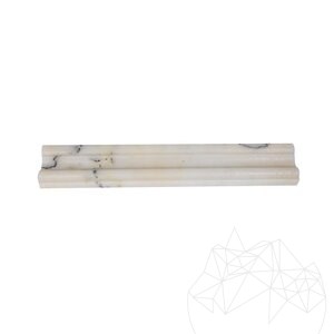 Marmeren border Calacatta lila M17, 4,8 x 30,5 cm