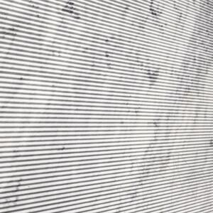 Carrara Wit Zigzag Design 2CM Tegel