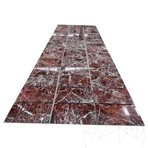 Marbre poli Rosso Levanto, 60 x 30 x 2 cm