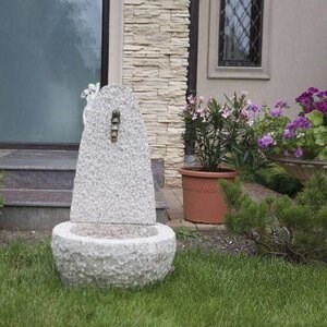 Padang Yellow Granite, 40 x 40 x 70 cm, Fontaine d'eau autoportante
