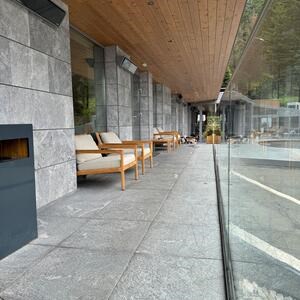 Pierre frittée L'ALTRA PIETRA Colosseo Grigioni, 60 X 60 X 2 cm, R11 - Antidérapant pour usage extérieur