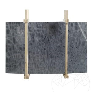 Slangblauw gepolijste marmeren plaat van 2 cm