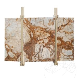 Calacatta goud gepolijste marmeren plaat 2cm