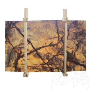 Calacatta goud gepolijste marmeren plaat 2cm