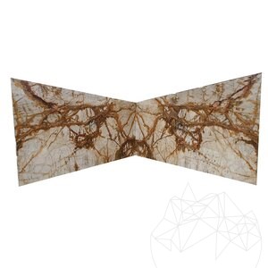 Calacatta goud gepolijste marmeren plaat 2cm