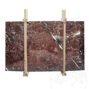Gepolijste Rosso Levanto marmeren plaat 2 cm