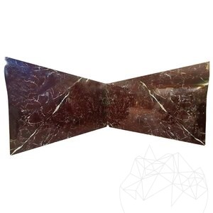 Gepolijste Rosso Levanto marmeren plaat 2 cm