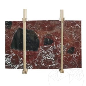 Gepolijste Rosso Levanto marmeren plaat 2 cm