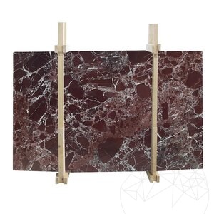 Gepolijste Rosso Levanto marmeren plaat 2 cm