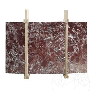 Gepolijste Rosso Levanto marmeren plaat 2 cm