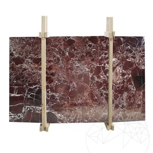 Gepolijste Rosso Levanto marmeren plaat 2 cm
