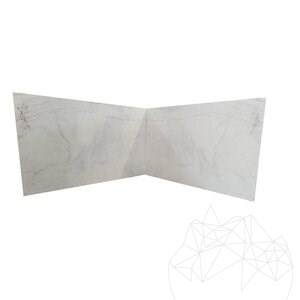 Rosso Venato Plaque de Marbre Polie, 2 cm