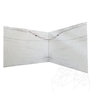 Rosso Venato Plaque de Marbre Polie, 2 cm