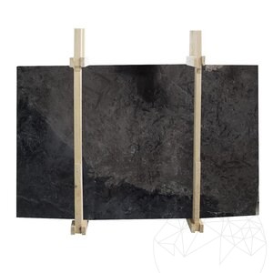 Sahara Noir gepolijste marmeren plaat 2 cm
