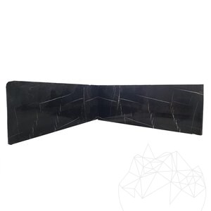 Sahara Noir gepolijste marmeren plaat 2 cm