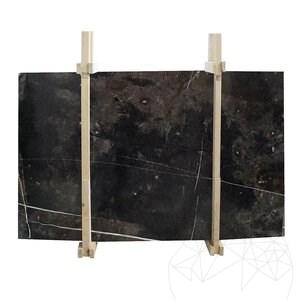 Sahara Noir gepolijste marmeren plaat 2 cm