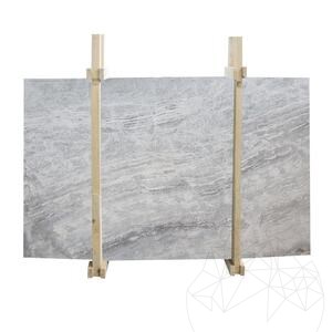 Dalle polie en marbre gris royal, 2 cm
