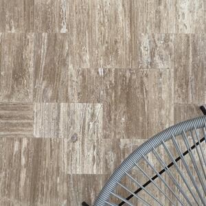 Royal Walnut Vein Cut Gepolijst Travertijn Mini Snijkantenset, 1 cm