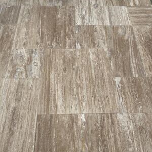 Royal Walnut Vein Cut Gepolijst Travertijn Mini Snijkantenset, 1 cm