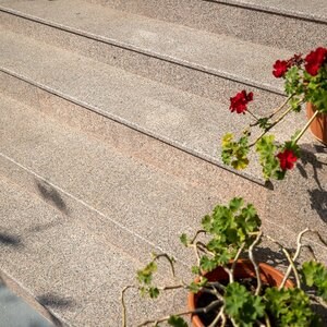 Custom onderdelen Granite Santa Rossa Flammé (Trappen / Vensterbank / Werkblad) 1.8 cm
