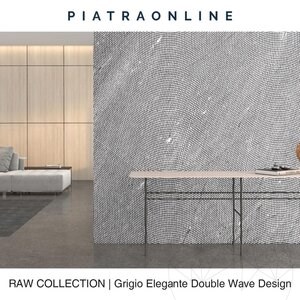 Plaat Grigio Elegante Double Wave Design 3CM