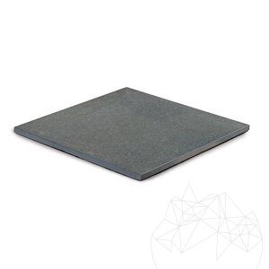 Pierre frittée L'ALTRA PIETRA Colosseo Basalt Grau, 60 X 60 X 2 cm, R11 - Antidérapant pour usage extérieur