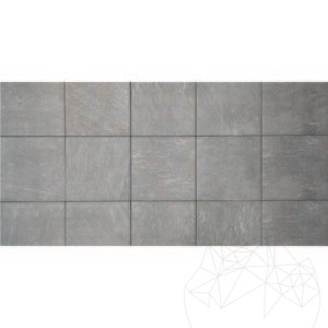 Pierre frittée L'ALTRA PIETRA Colosseo Silvergrau, 60 X 60 X 2 cm, R11 - Antidérapant pour usage extérieur