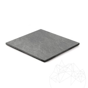 L&#39;ALTRA PIETRA Museo Ardesia Nera, 60 x 60 x 2 cm, R11, antislip
