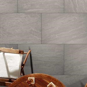 L&#39;ALTRA PIETRA Tempio Kandla Grijs, 40 x 80 x 2 cm, R11 (antislip)