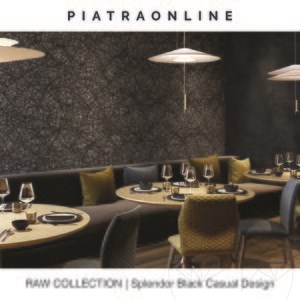 Dalle Splendor Black Casual Design 3CM