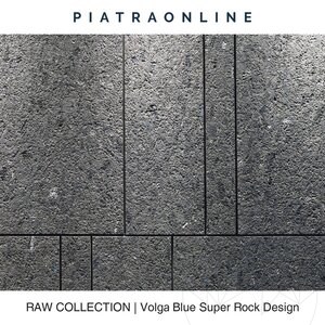 Dalle Volga Blue Super Rock Design 2CM